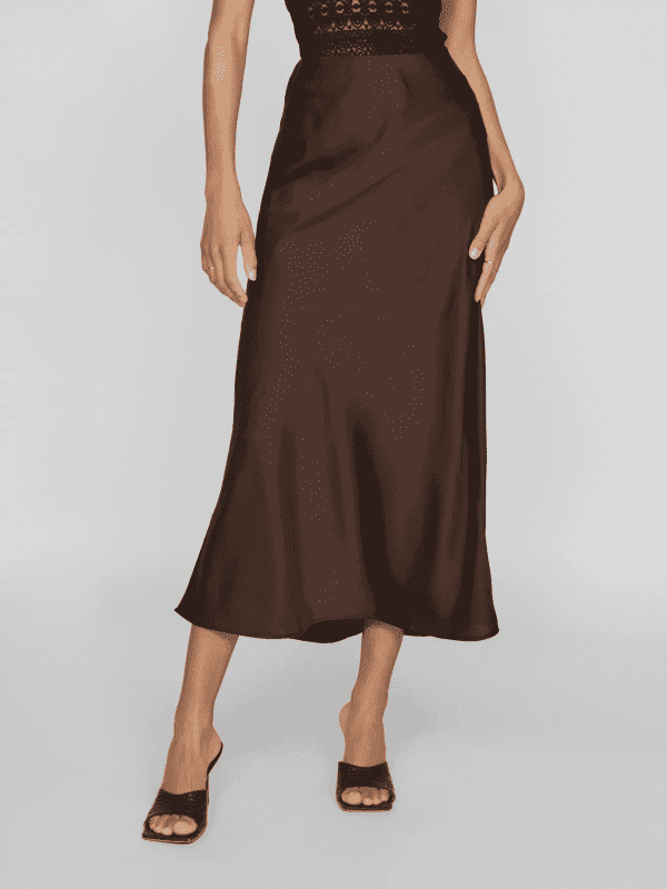 Viellette hw midi skirt coffee bean 3
