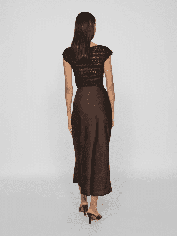 Viellette hw midi skirt coffee bean 4
