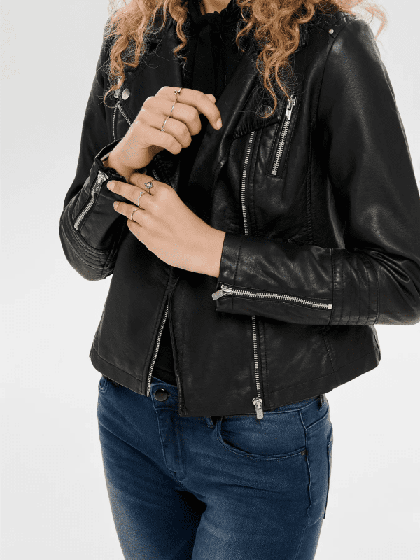 Onlgemma faux leather biker 4