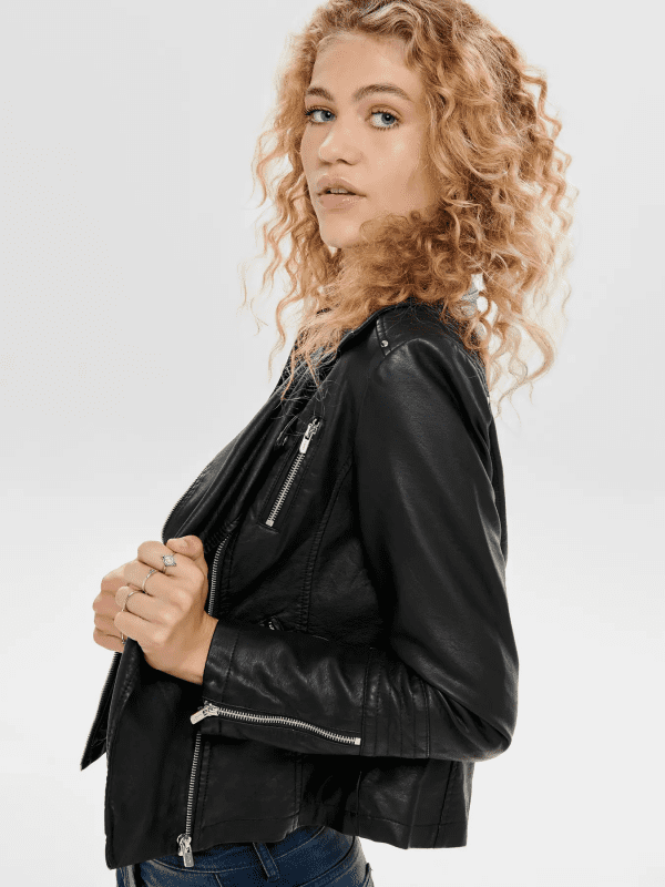 Onlgemma faux leather biker 5