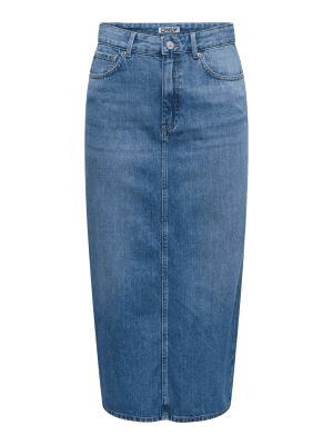 Onllumi midi back slit skirt 1