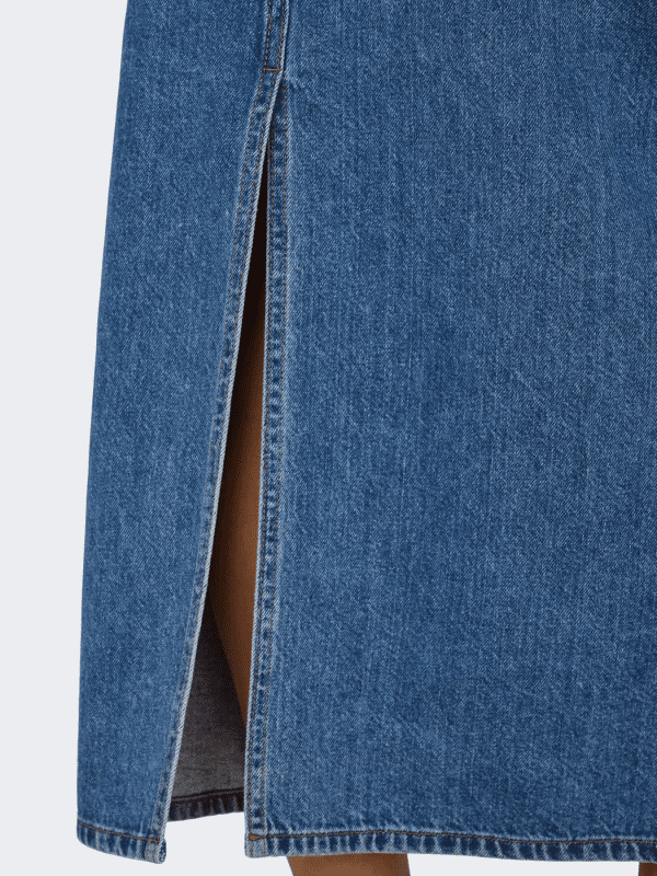 Onllumi midi back slit skirt 3