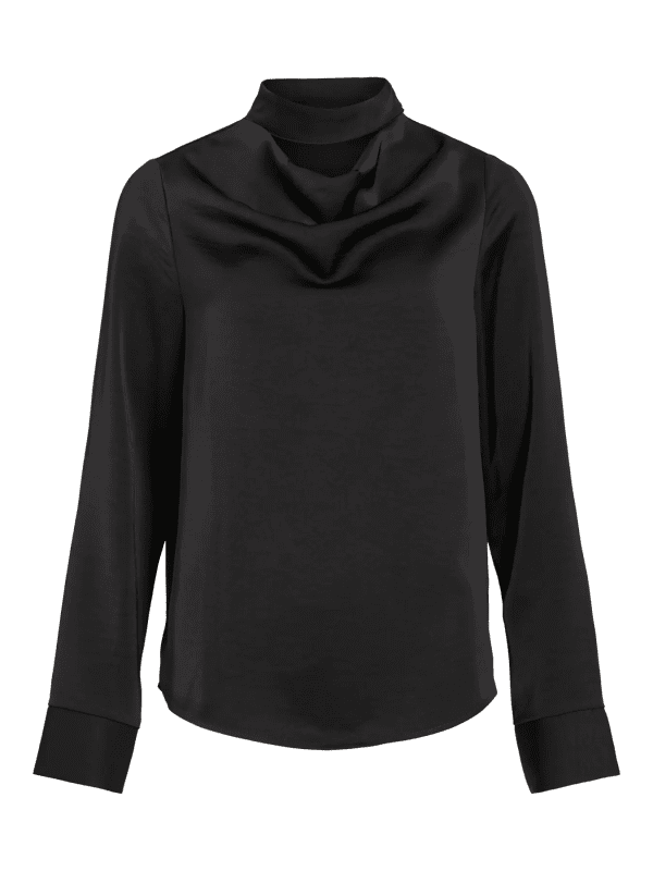 Vifadia draped top black 1