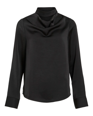 VIFADIA DRAPED TOP BLACK