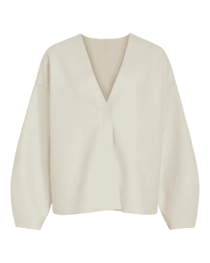 Vijuice loose jacket white 1