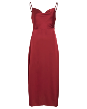 VIRAVENNA STRAP ANKLE DRESS cabernet
