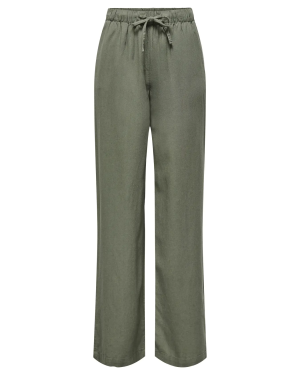 ONLGOA LINEN PULL UP PANT