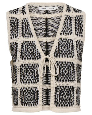ONLLOA TRING CROCHET VEST KNT